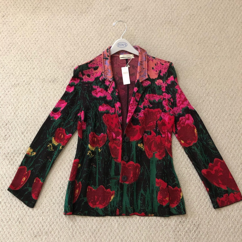 Anthropologie Floral Blazer